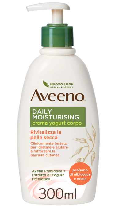 AVEENO Crema Corpo Yogurt Albicocca & Miele 300ml
